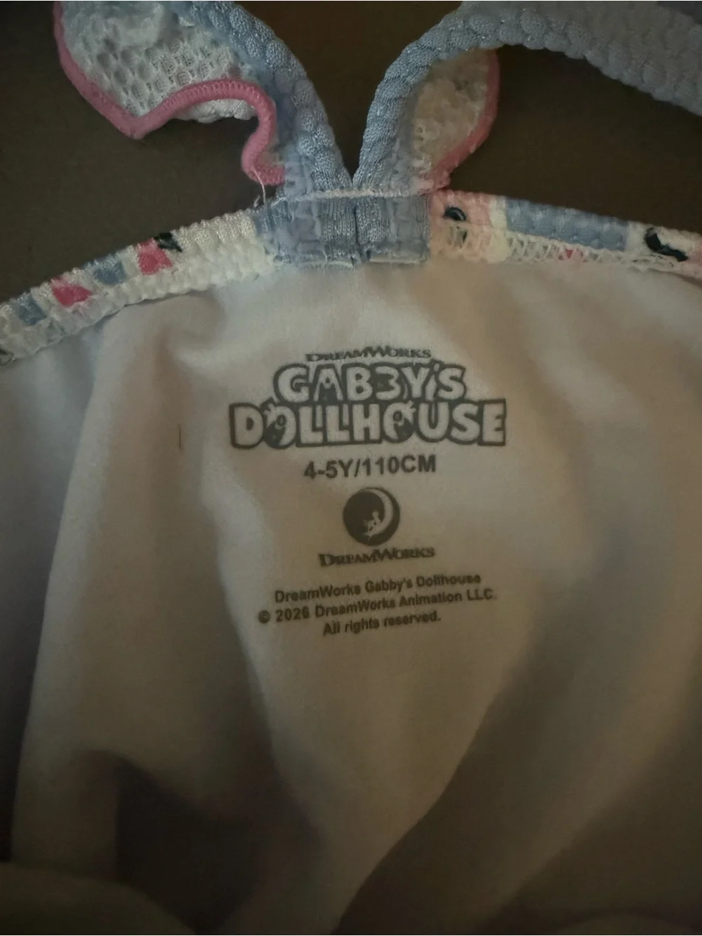 PRIMARK Gabby’s Dollhouse Swimsuit size 4-5Y/110CM